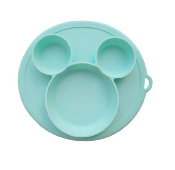 Plato En Silicona Bebe Antideslizante