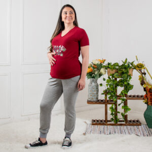 Camiseta Materna Estampada