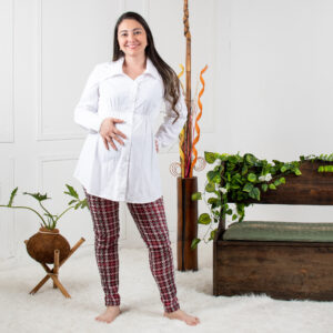 Camisa Materna Manga Larga Formal